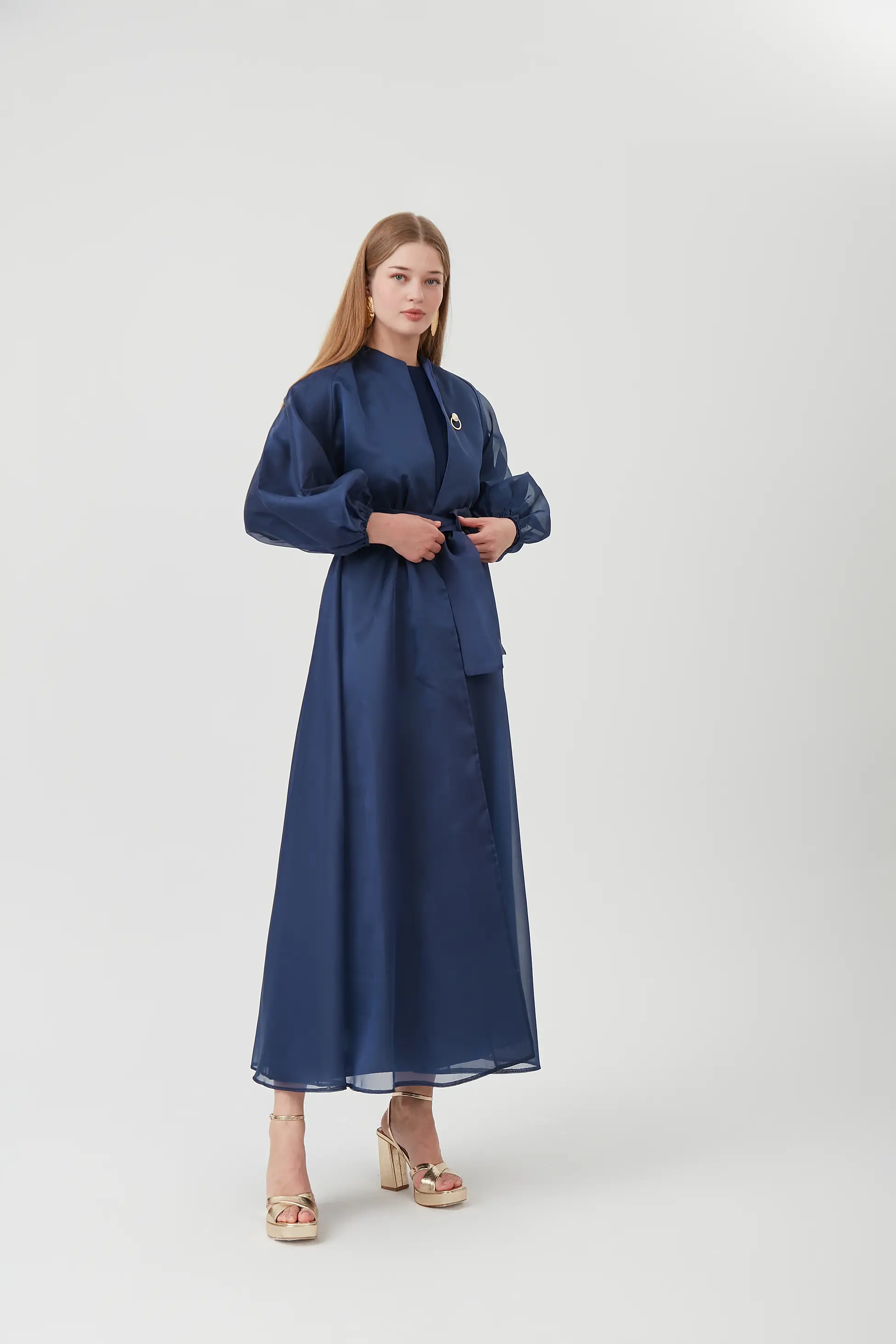 Aimee Broş Detaylı Abaya