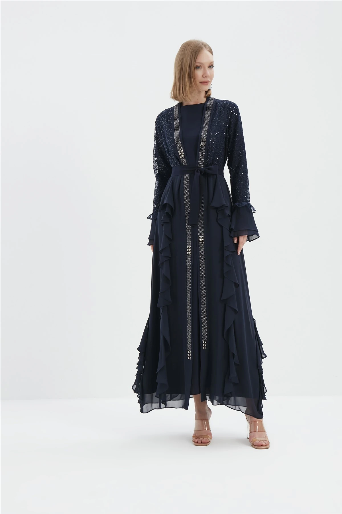 Willow Julia Fırfırlı Abaya