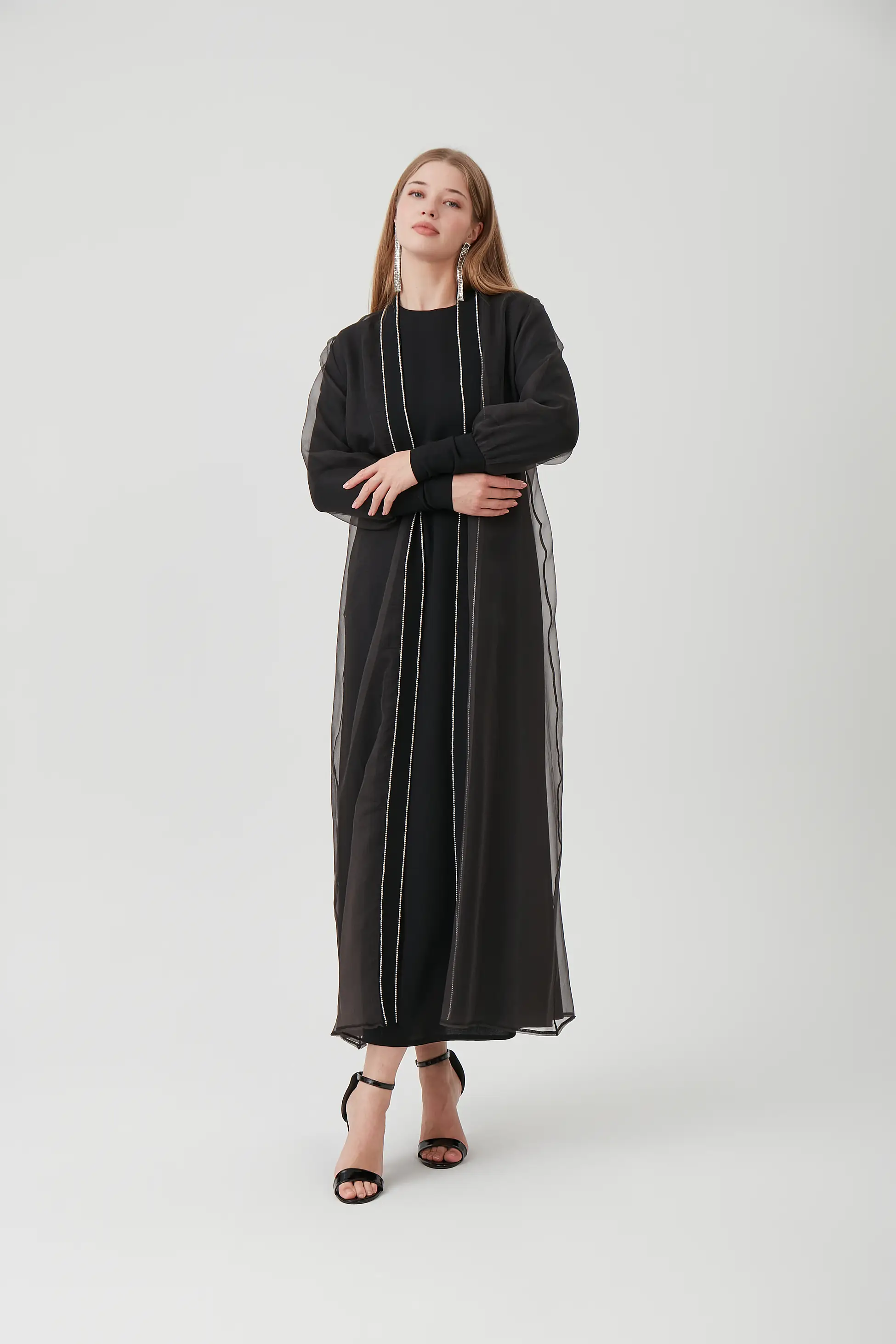 PATI TAŞLI ABAYA MODEL