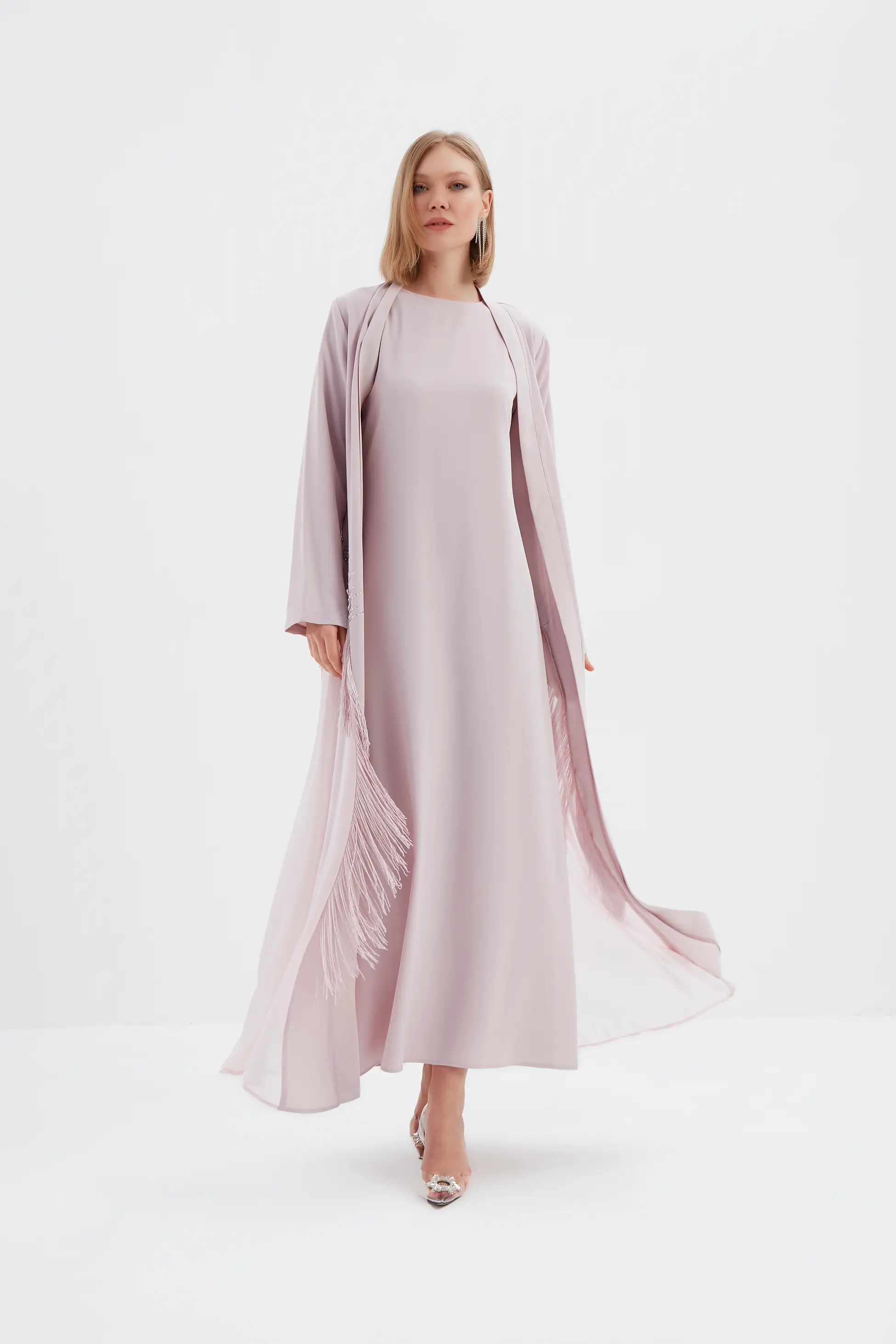 Sera Taş Detaylı Abaya
