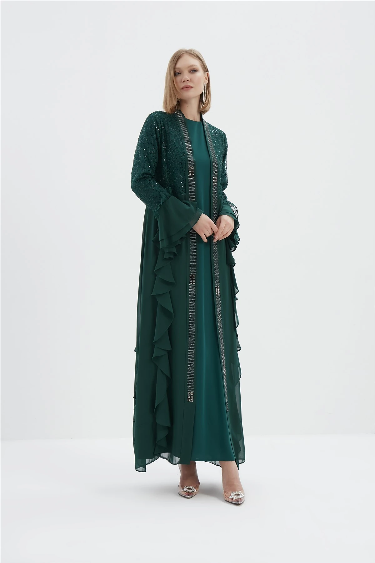 Willow Julia Fırfırlı Abaya