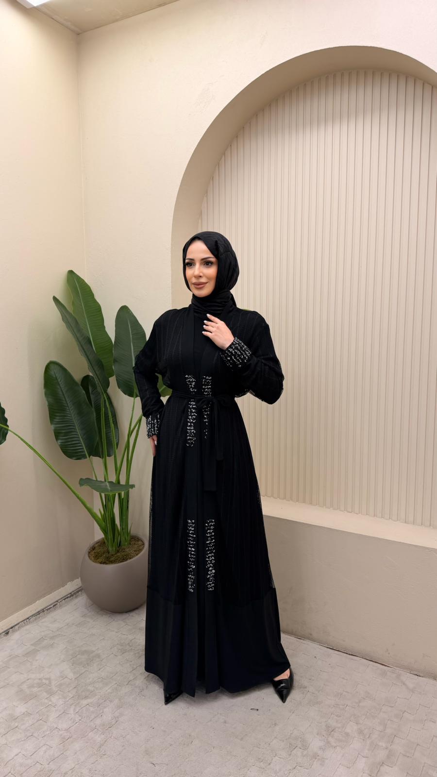 ŞERİT TAŞLI ABAYA