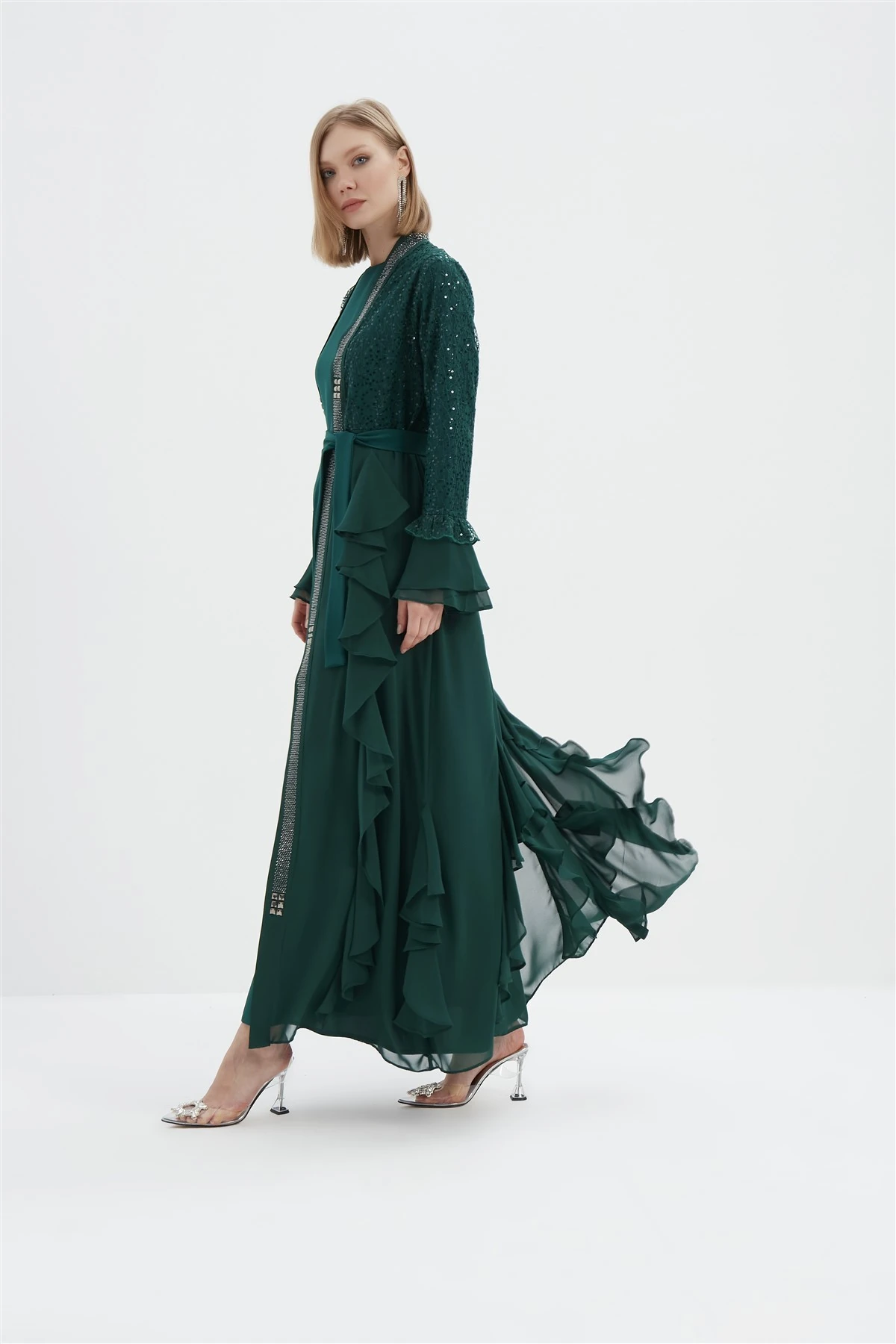 Willow Julia Fırfırlı Abaya