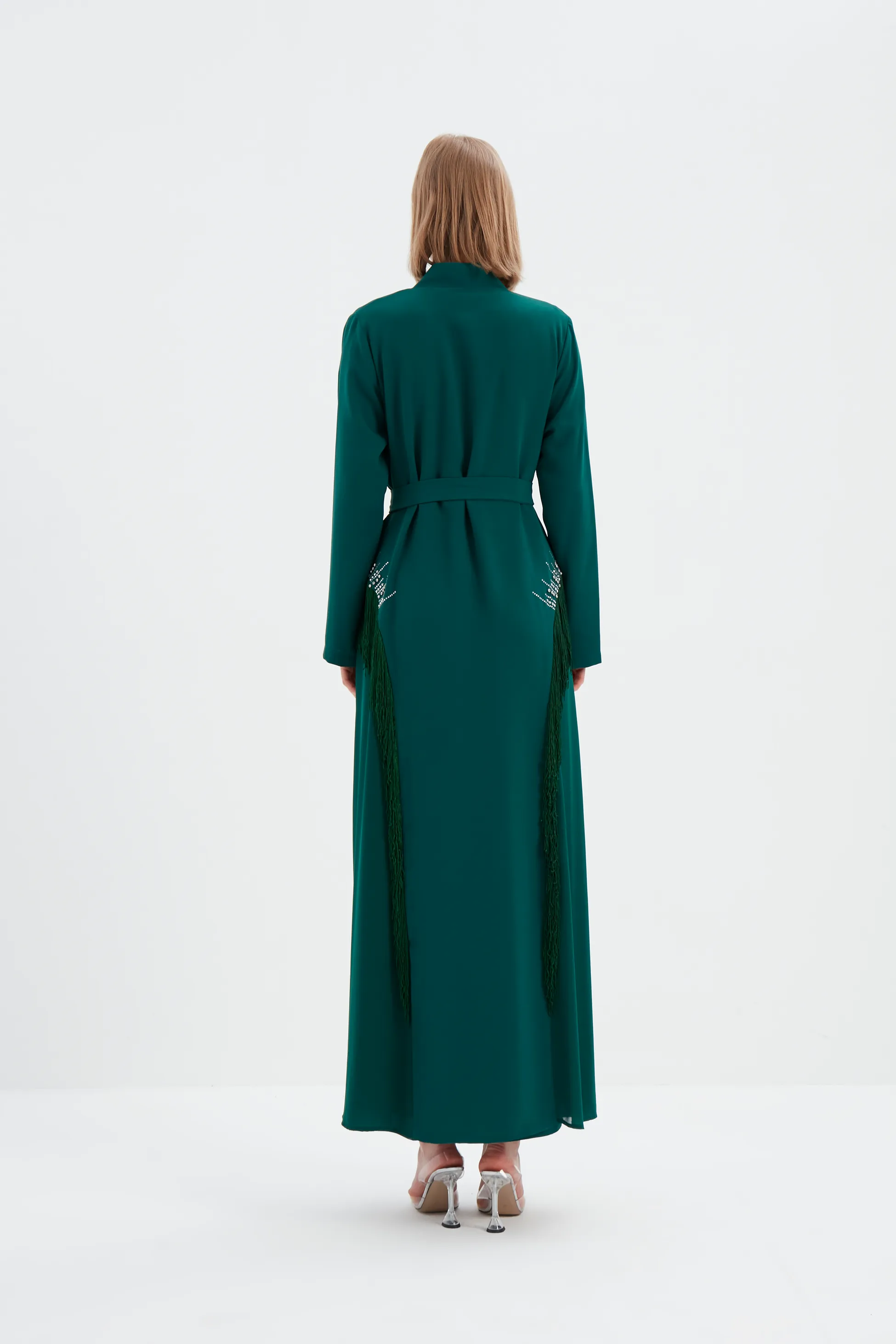 Sera Taş Detaylı Abaya