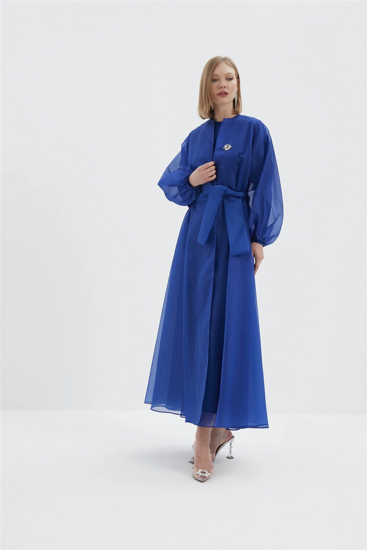 Aimee Broş Detaylı Abaya