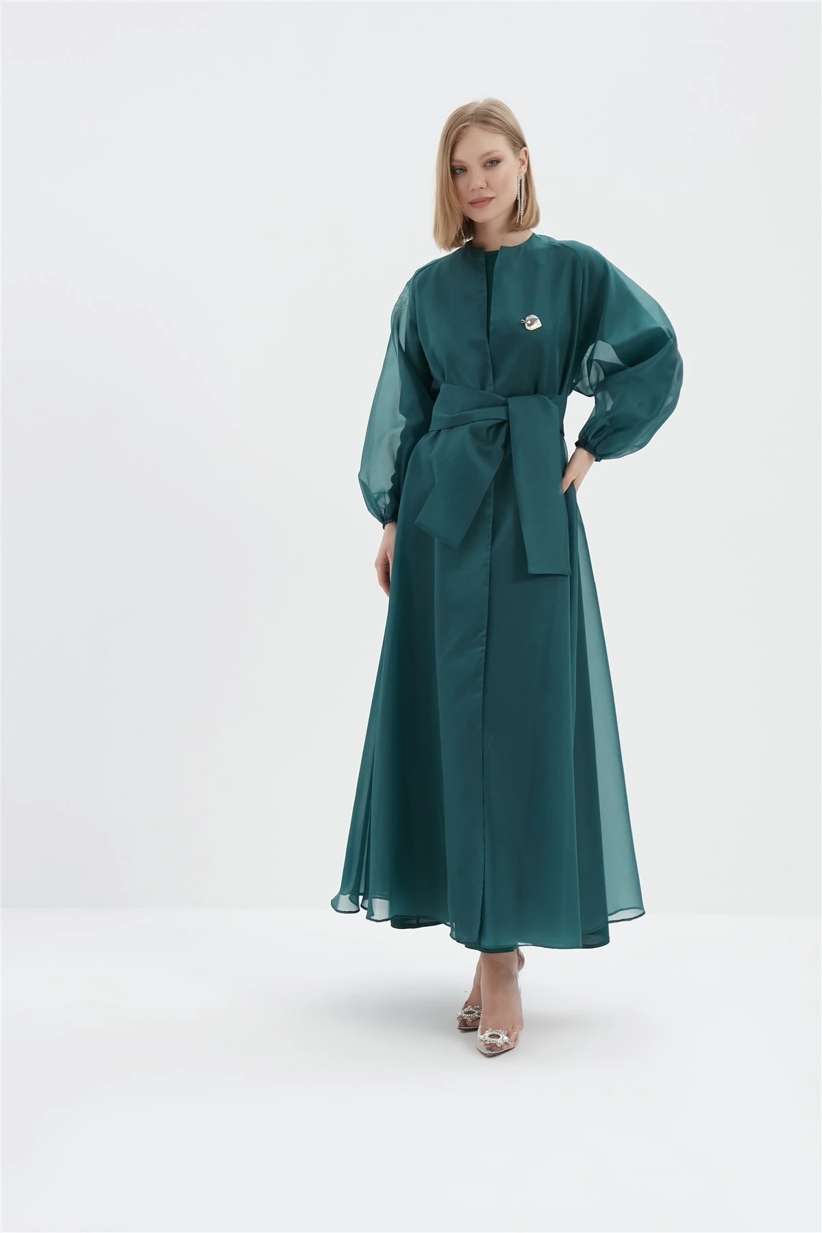 Aimee Broş Detaylı Abaya