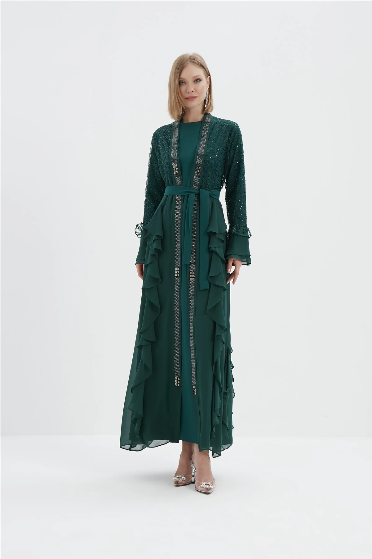 Willow Julia Fırfırlı Abaya
