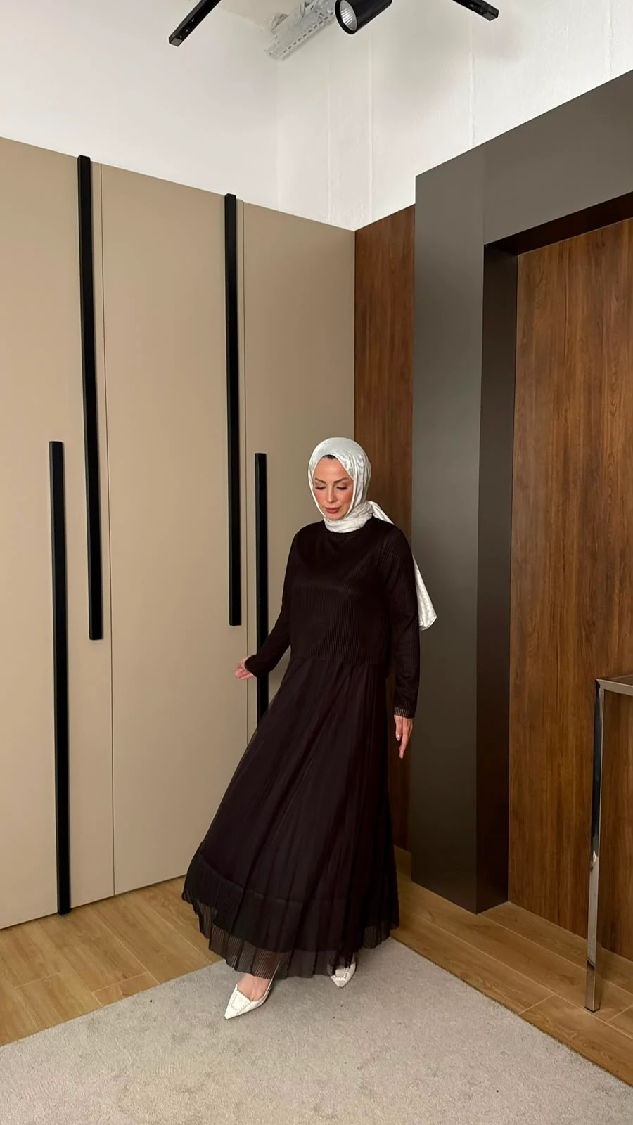 Adelina File Detaylı Elbise