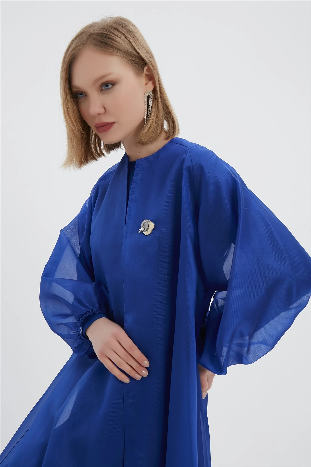 Aimee Broş Detaylı Abaya