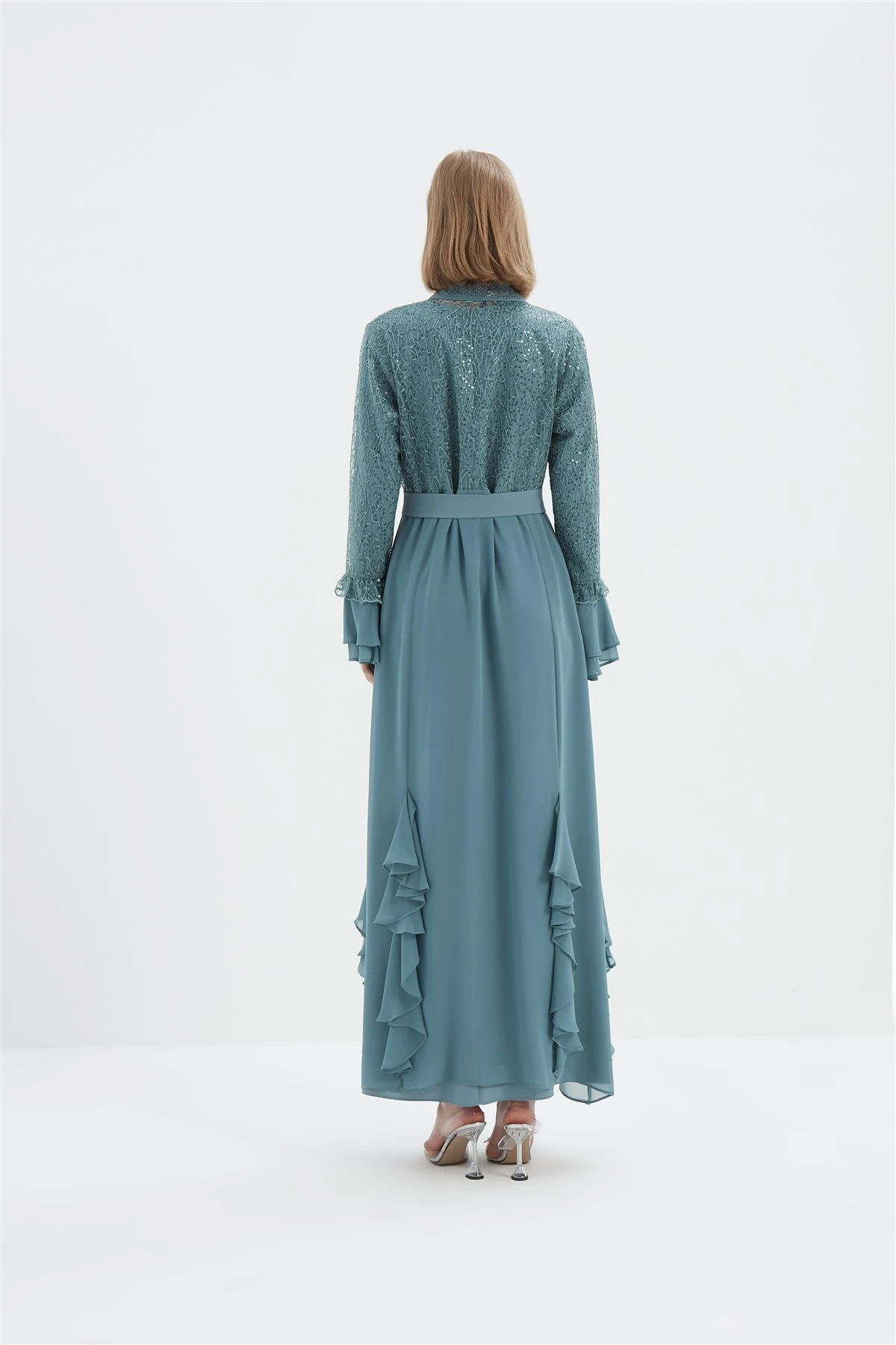Willow Julia Fırfırlı Abaya