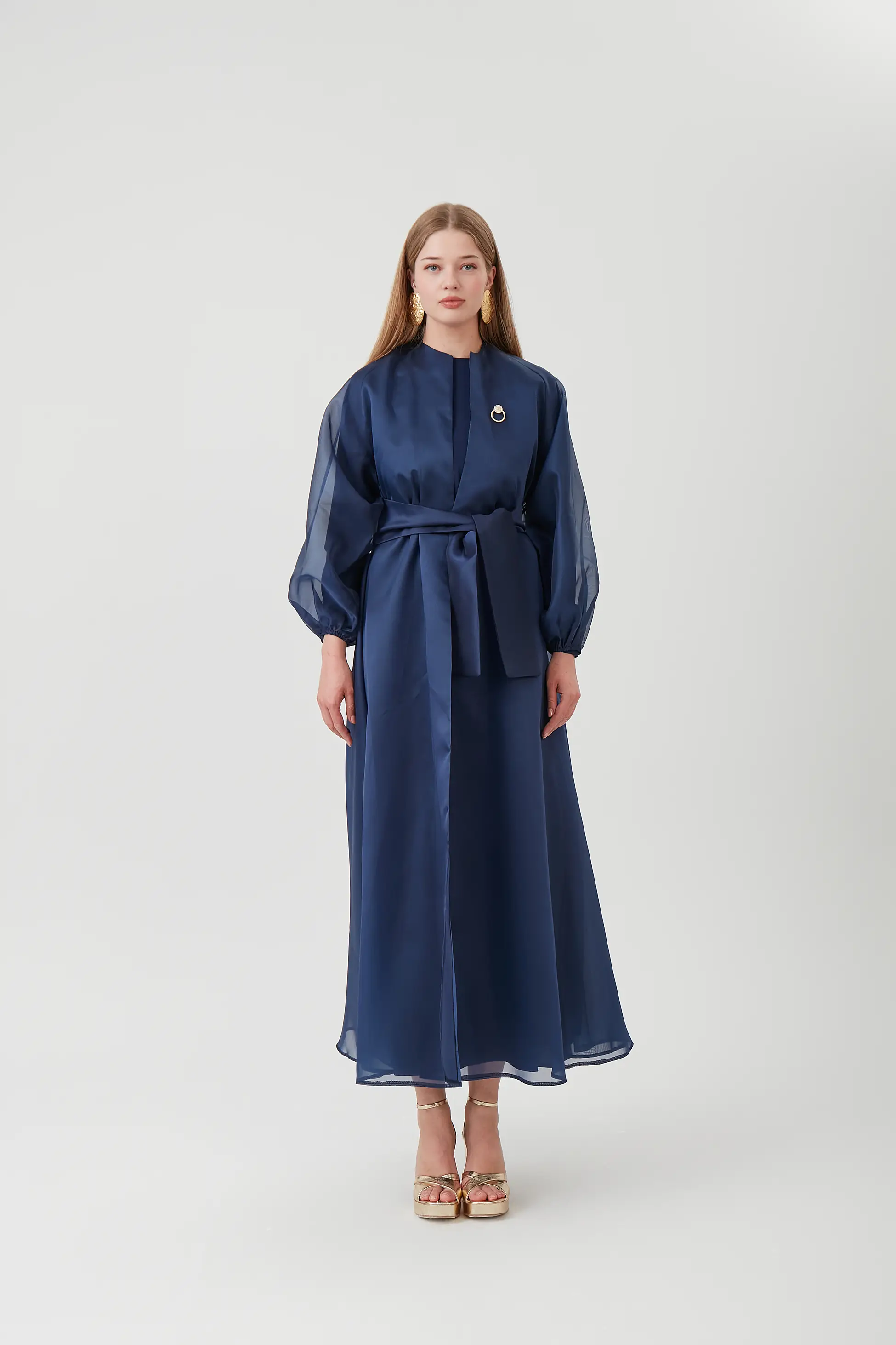 Aimee Broş Detaylı Abaya
