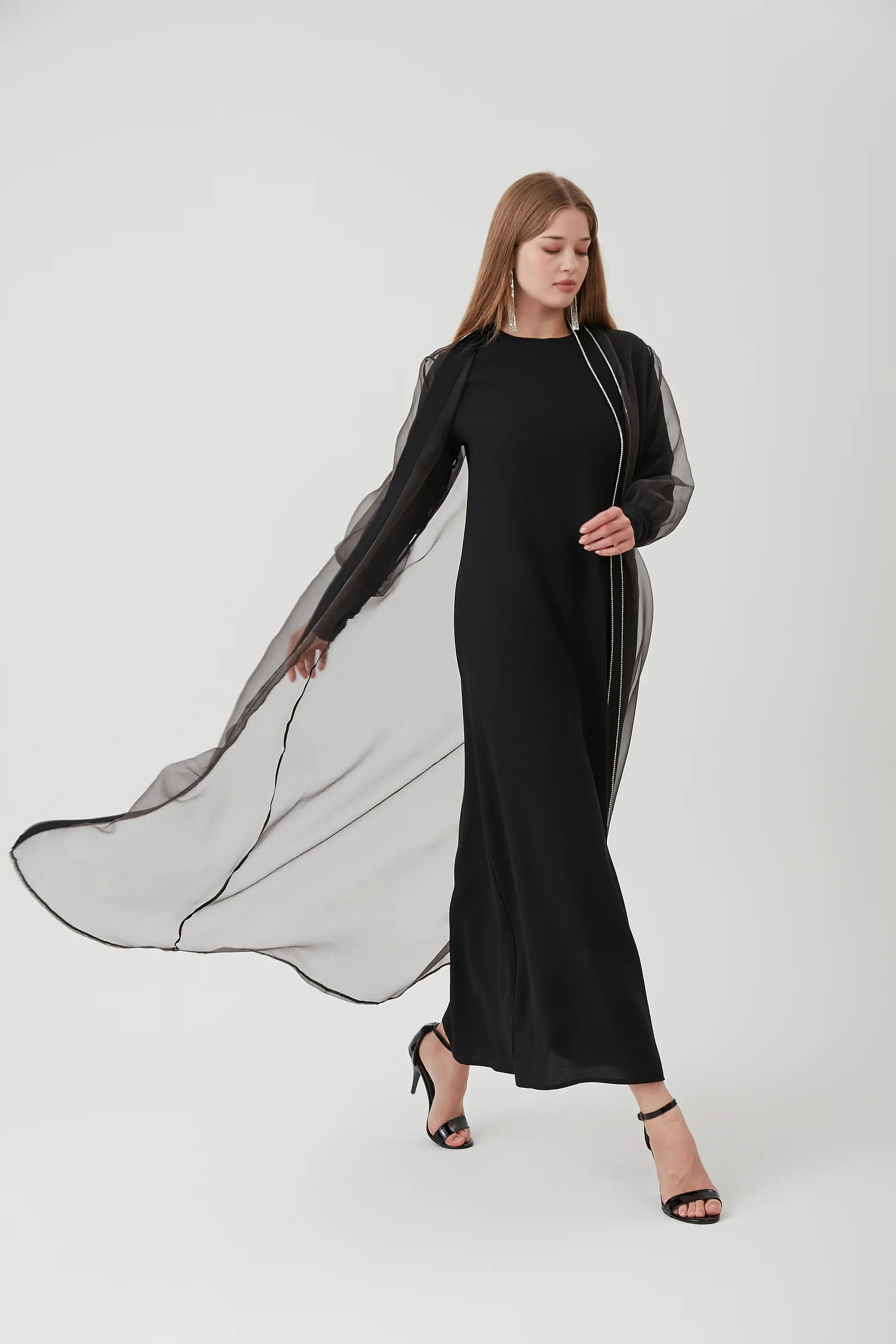 PATI TAŞLI ABAYA MODEL